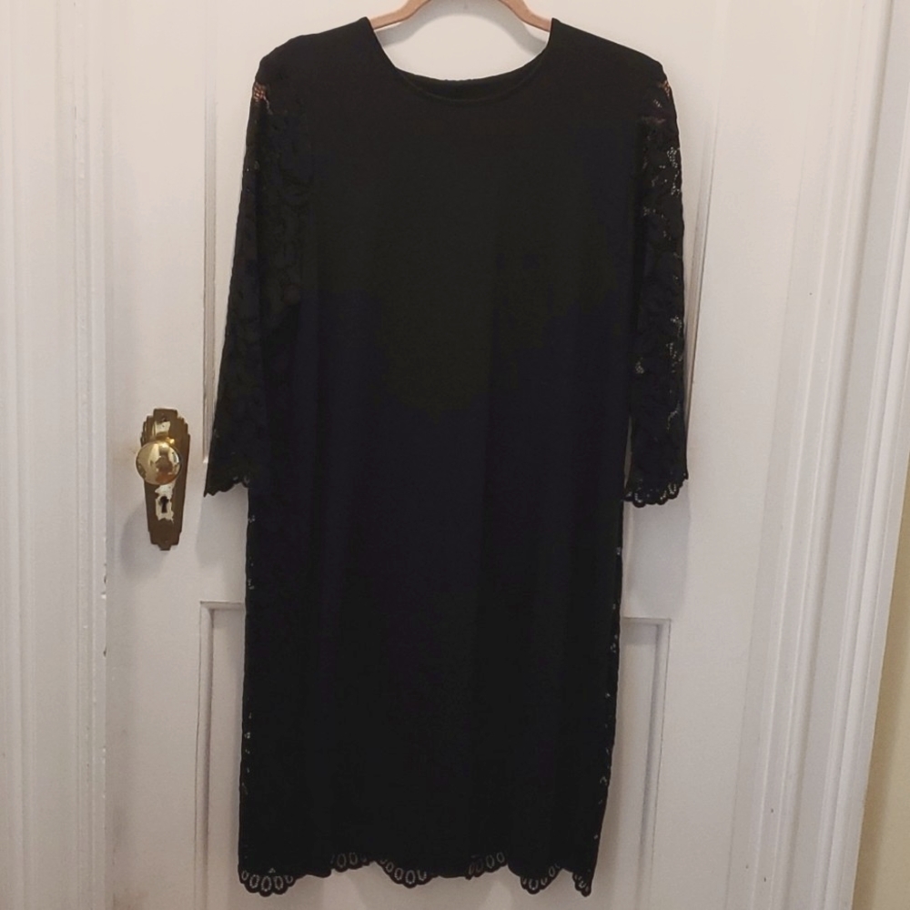 Black dress J Jill NWT